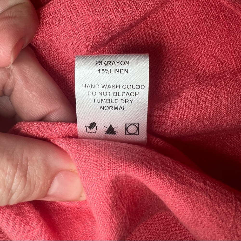 Ces Femme Coral Pink Mini Dress - Picture 4 of 4